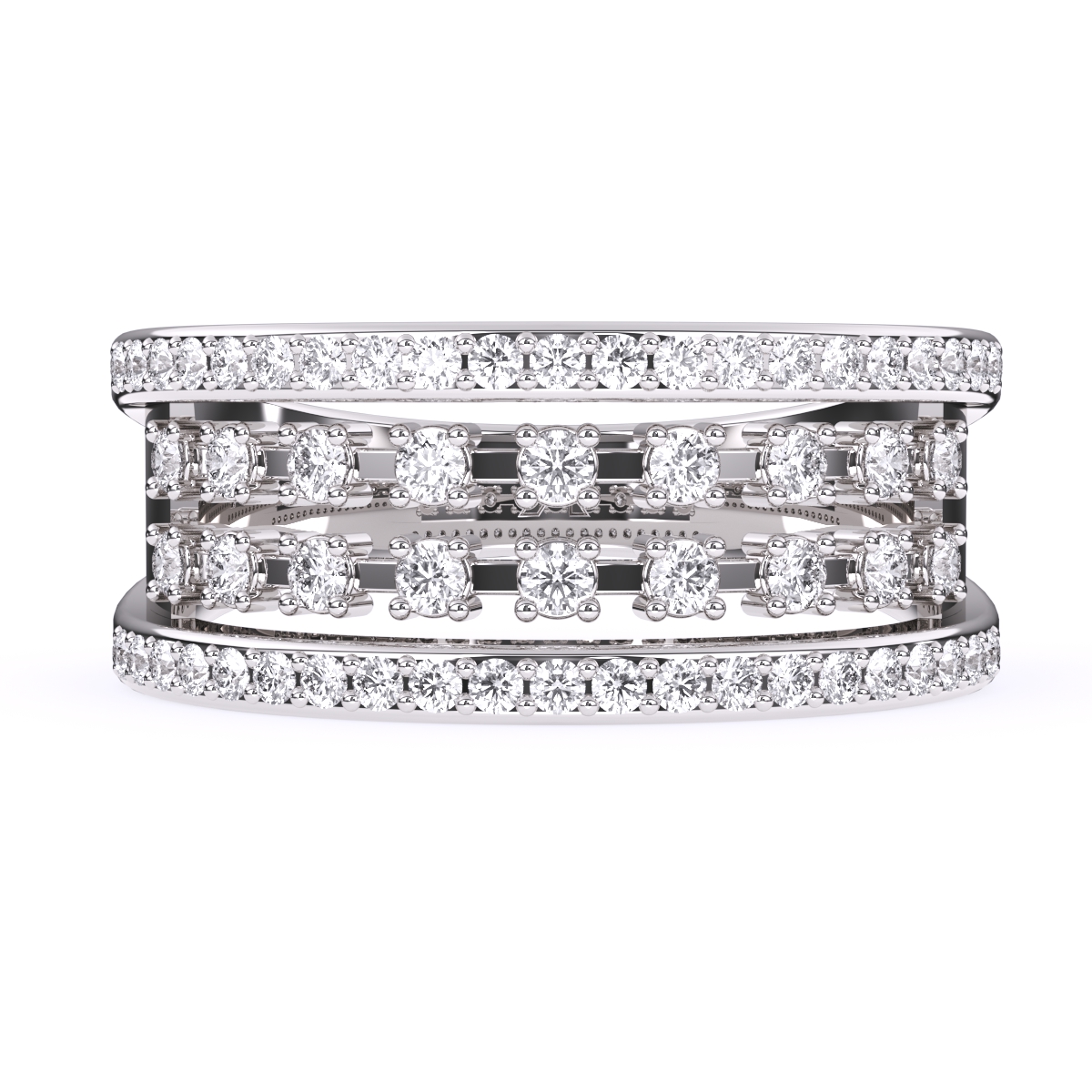 Dazzling Rose Gold and Diamond Ring For Women